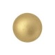 Les perles par Puca® Cabochon 14mm Light gold mat 00030/01710